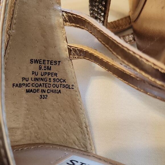 Steve Madden gold Diamond heels size 9.5 - Picture 9 of 10